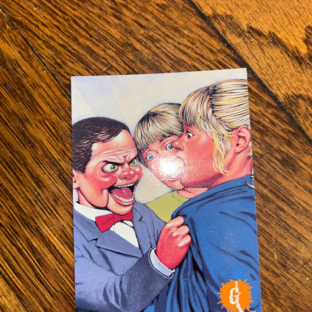 Goosebumps trading cards